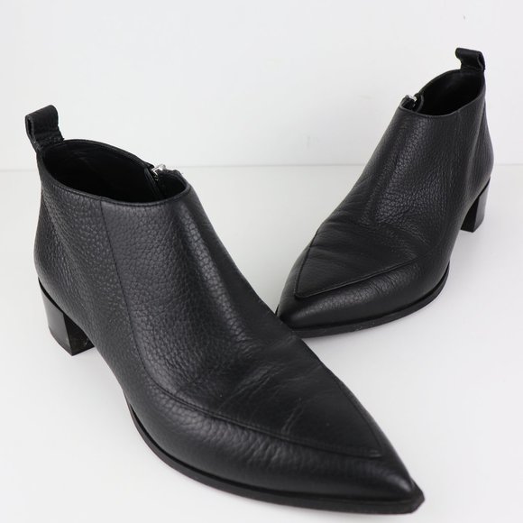 Everlane The Boss Bootie Italian Leather Black 8.5 - Picture 2 of 5